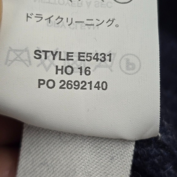 J‎ Crew Sweater Mens Small Blue Lambswool Shawl Collar Knit Long Sleeve Pullover - Picture 7 of 12